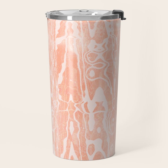electric ave: peach Travel Mug Gallery Image 2