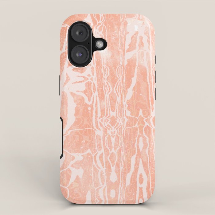 electric ave: peach iPhone Case Gallery Image 1