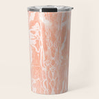 electric ave: peach Travel Mug Gallery Image 1