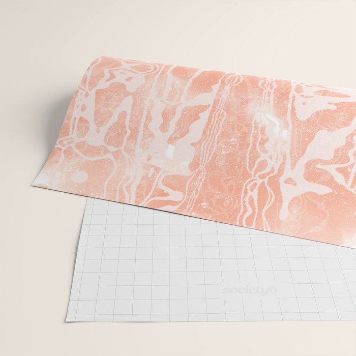 electric ave: peach Wrapping Paper Gallery Image 2