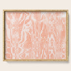 electric ave: peach Serving Tray Gallery Image 1