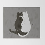 Be Pawsitive Throw Blanket Gallery Image 2