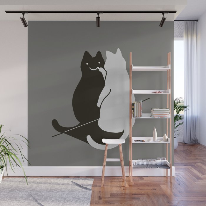 Be Pawsitive Wall Mural Gallery Image 1