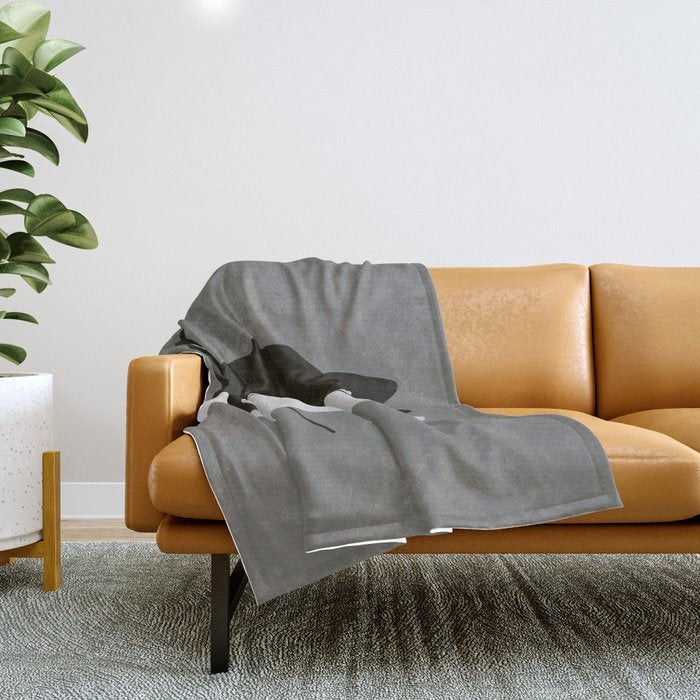 Be Pawsitive Throw Blanket Gallery Image 1