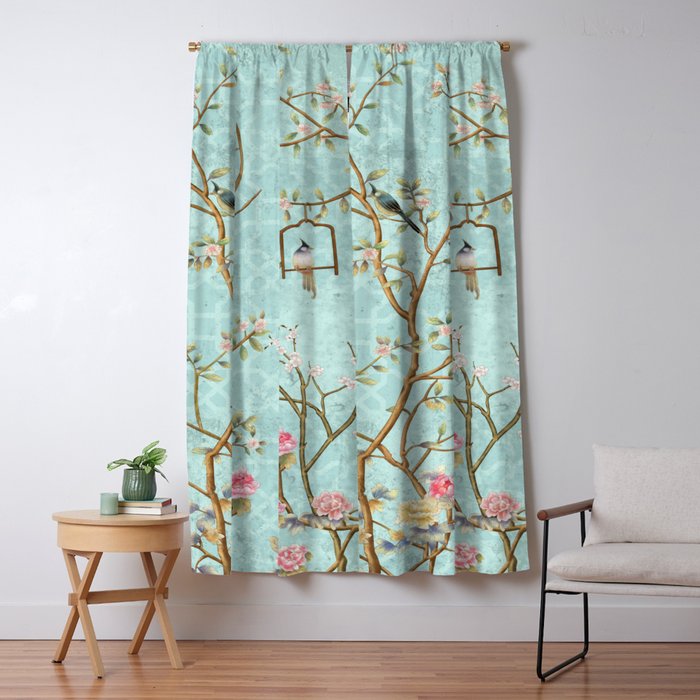 Chinoiserie Curtains: Sheer, Blackout & Standard – Society6