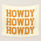 Howdy Howdy Howdy | Cowboy Wall Tapestry Gallery Image 4