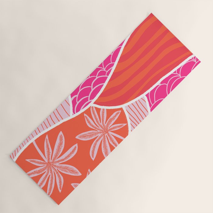 kauai, pink Yoga Mat Gallery Image 1