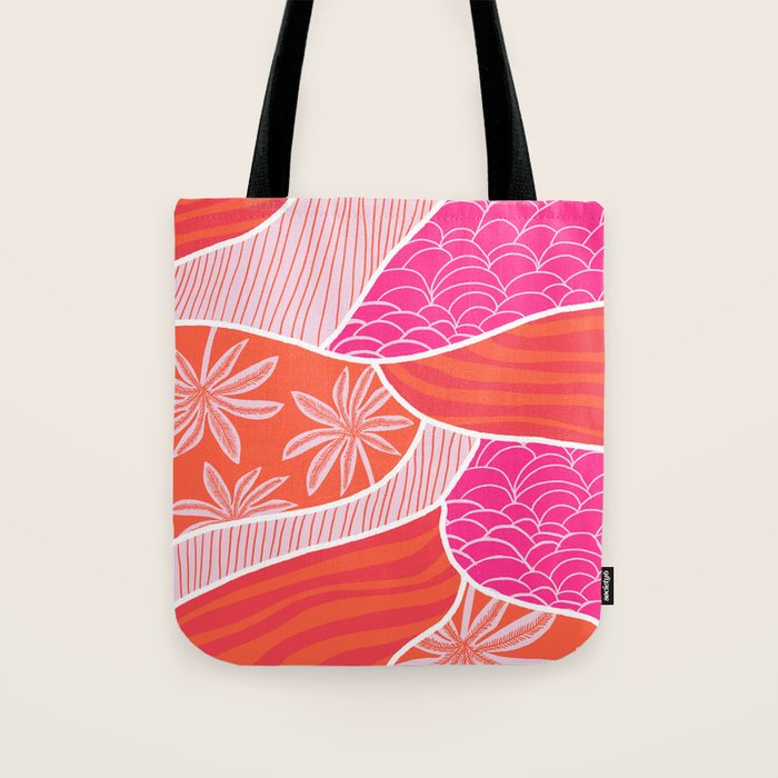 kauai, pink Tote Bag Gallery Image 1