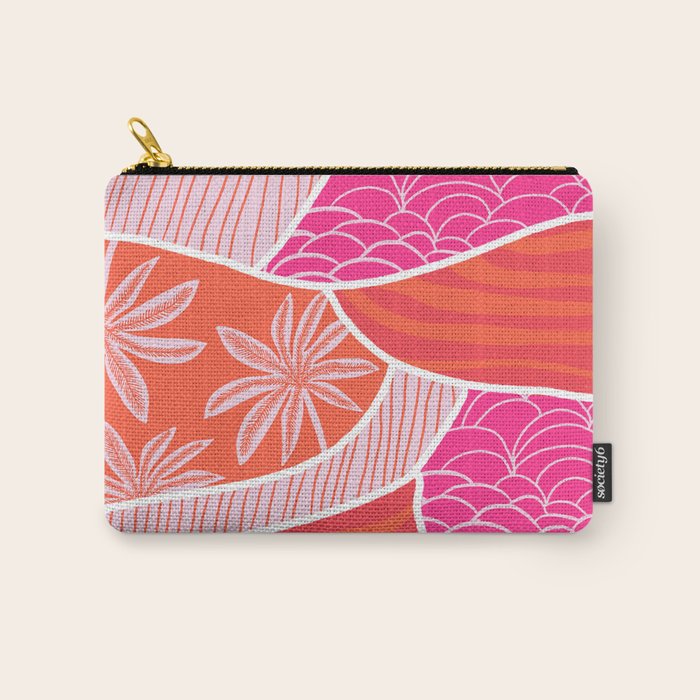 kauai, pink Carry All Pouch Gallery Image 1