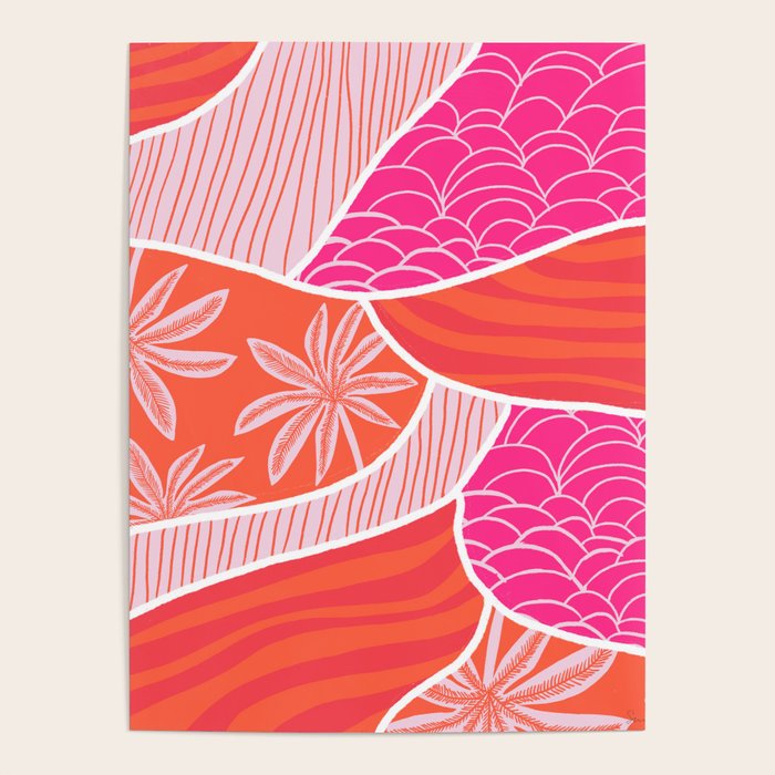 kauai, pink Poster Gallery Image 1