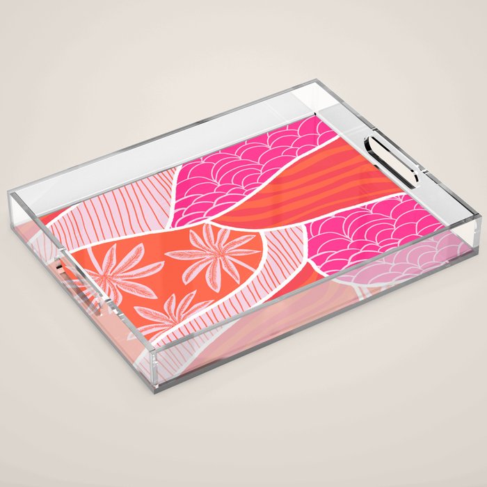 kauai, pink Acrylic Tray Gallery Image 1