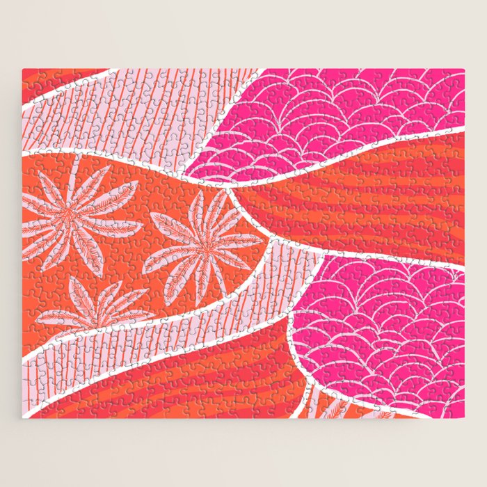 kauai, pink Jigsaw Puzzle Gallery Image 1