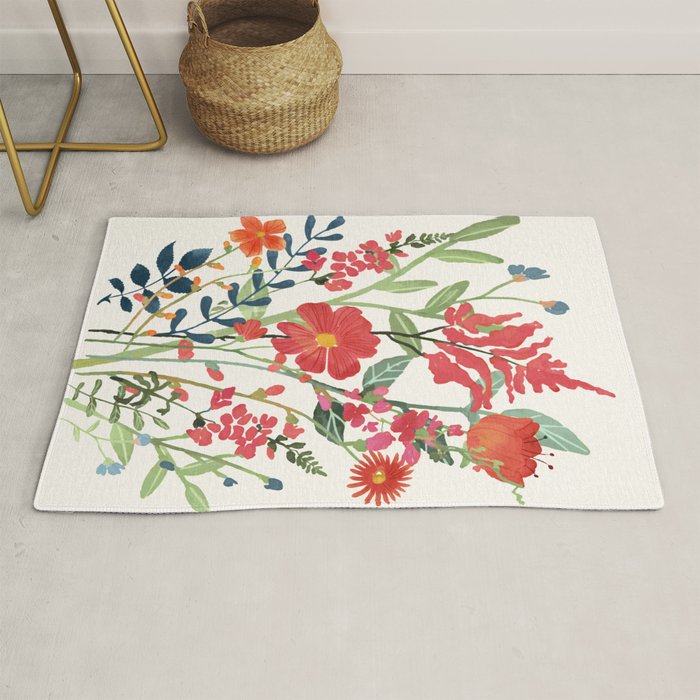 Beautiful Flowers Rug Gallery Image 1