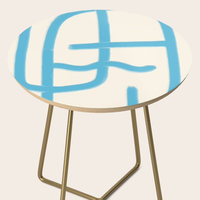 FISHERMAN ABSTRACT PORTRAIT Side Table Gallery Image 2