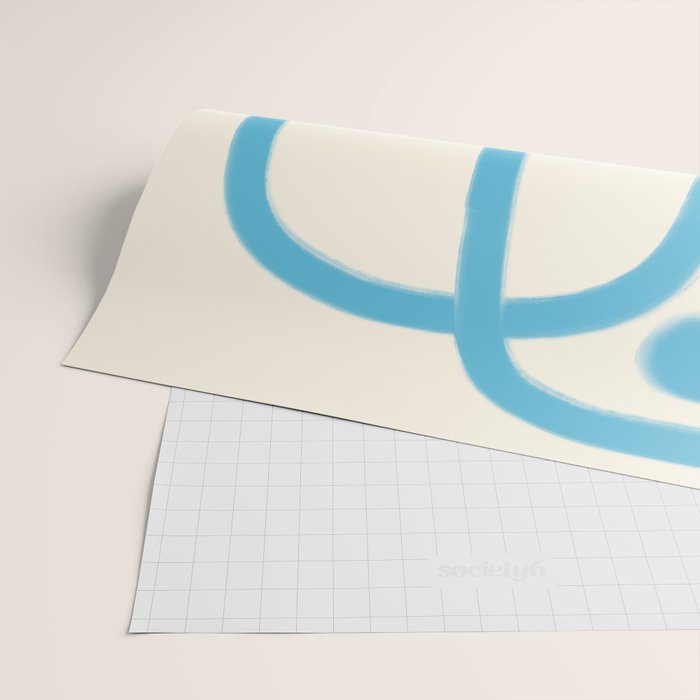 FISHERMAN ABSTRACT PORTRAIT Wrapping Paper Gallery Image 2