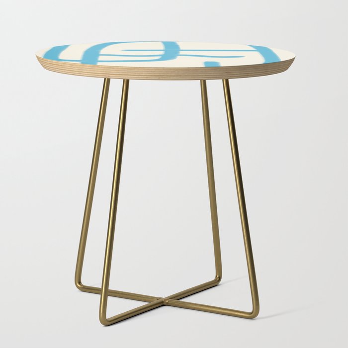 FISHERMAN ABSTRACT PORTRAIT Side Table Gallery Image 1