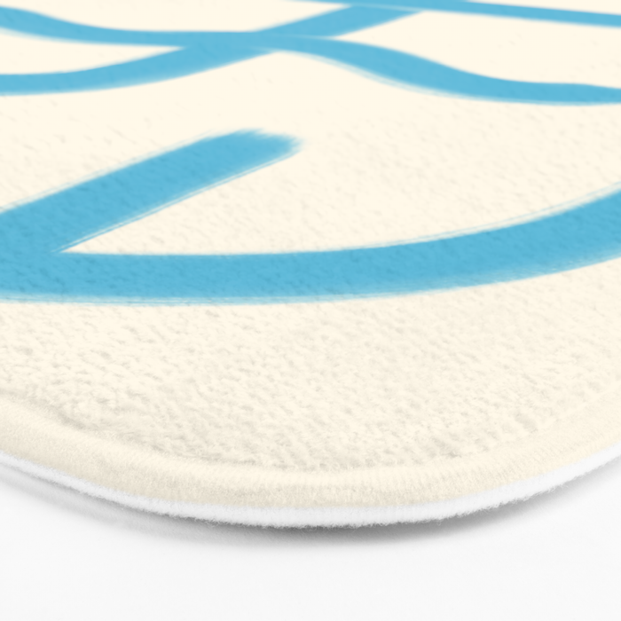 FISHERMAN ABSTRACT PORTRAIT Bath Mat Gallery Image 3