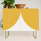 Bold Geometric Shapes - Golden Yellow Credenza Gallery Image 1