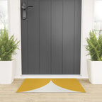 Bold Geometric Shapes - Golden Yellow Welcome Mat Gallery Image 3