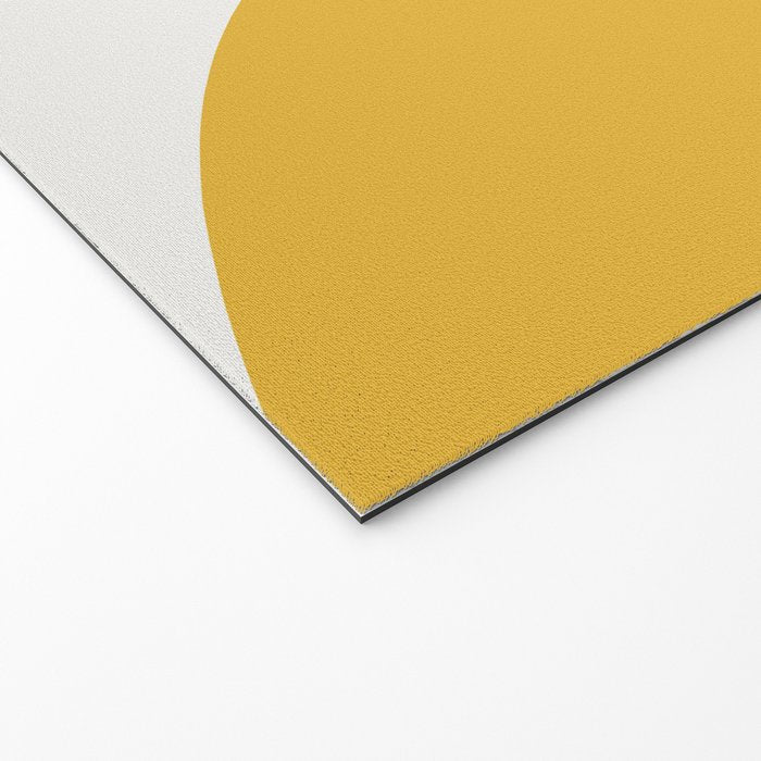 Bold Geometric Shapes - Golden Yellow Welcome Mat Gallery Image 2