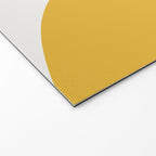 Bold Geometric Shapes - Golden Yellow Welcome Mat Gallery Image 2