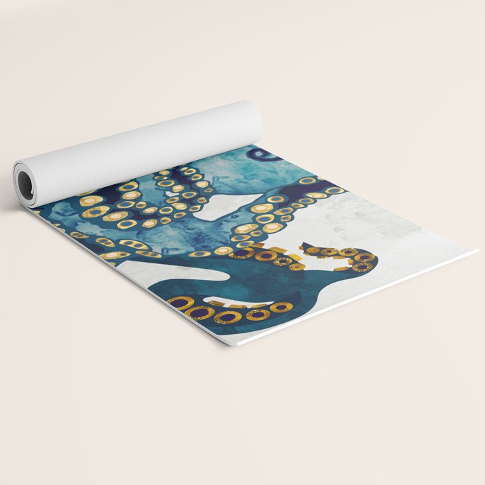 Metallic Octopus VI Yoga Mat Gallery Image 2