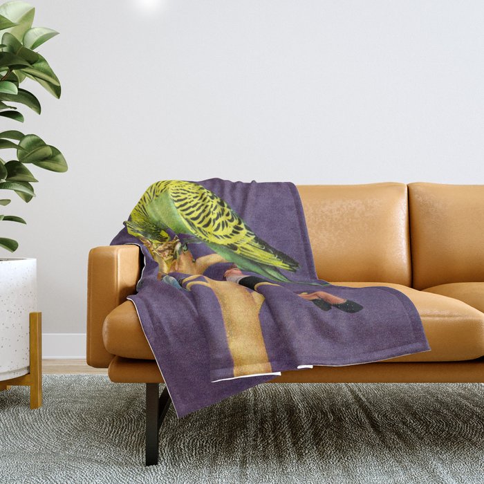 Birdie Throw Blanket Gallery Image 1