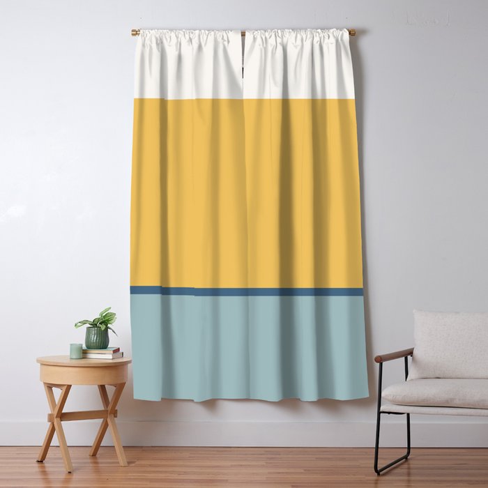 Contemporary Color Block XIII Window Curtain Gallery Image 5