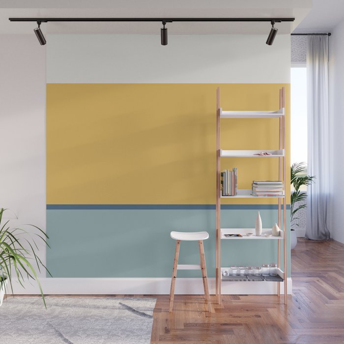 Contemporary Color Block XIII Wall Mural Gallery Image 1