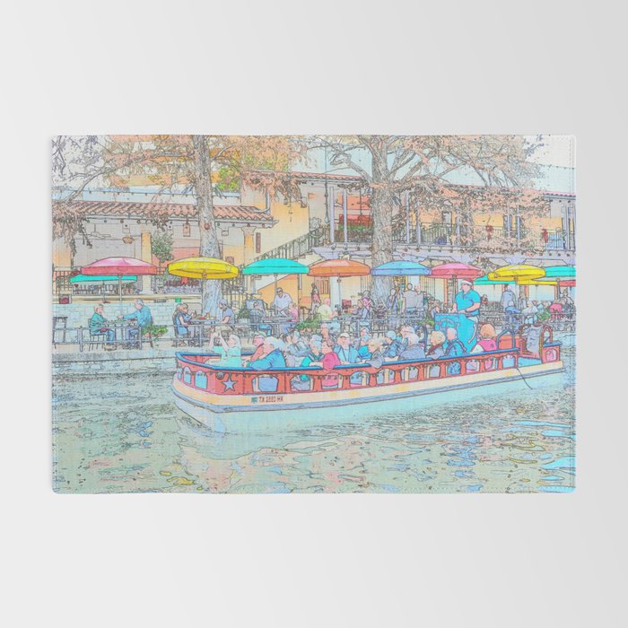 Ride Down The River - San Antonio, Texas Rug Gallery Image 2