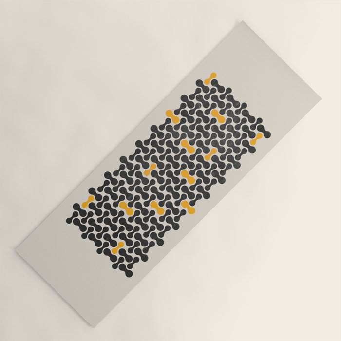 Abstract Mid-Century Pattern Yoga Mat