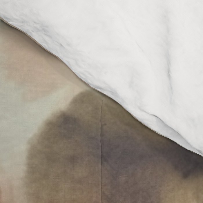 Moody Ginkgo Leaves Soft Abstract Botanical in Warm Autumn Tones Comforter Gallery Image 4