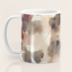 Moody Ginkgo Leaves Soft Abstract Botanical in Warm Autumn Tones Coffee Mug Gallery Image 3