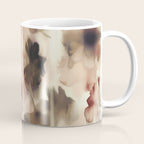 Moody Ginkgo Leaves Soft Abstract Botanical in Warm Autumn Tones Coffee Mug Gallery Image 1