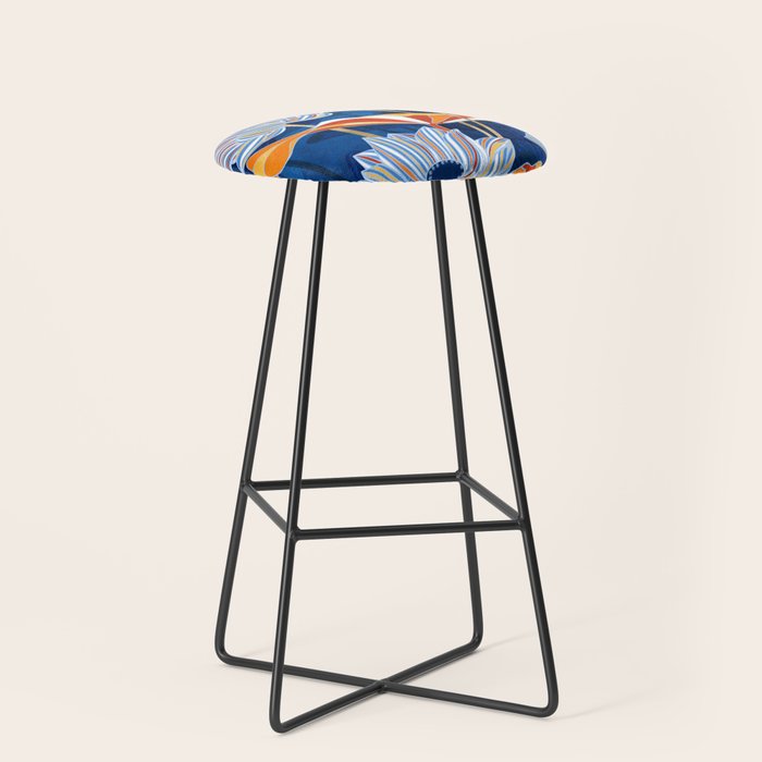 Bold Botanical Stool Gallery Image 1