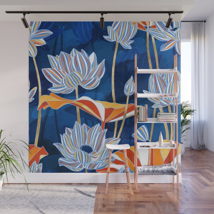 Bold Botanical Wall Mural Gallery Image 1