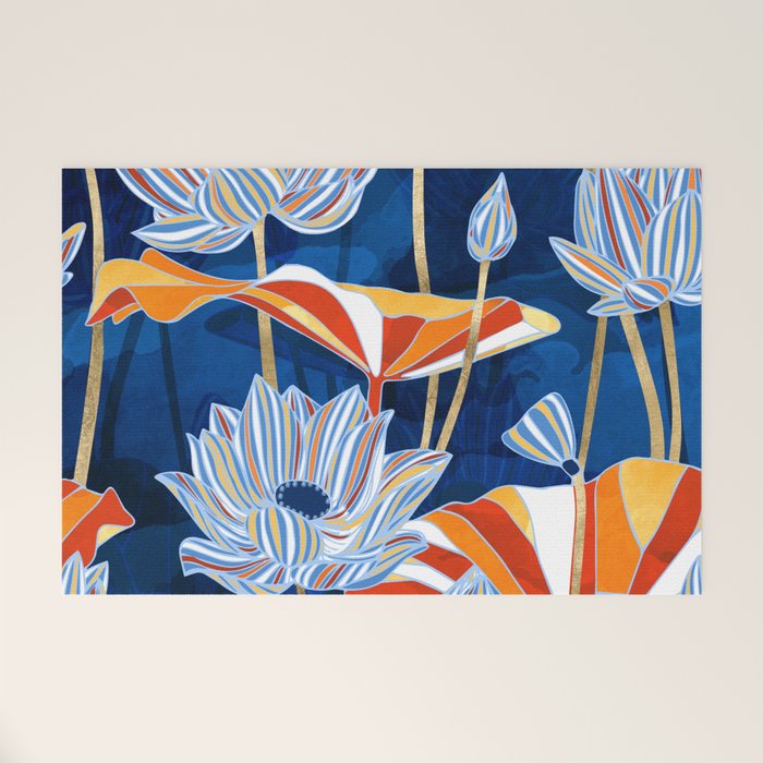 Bold Botanical Welcome Mat Gallery Image 1