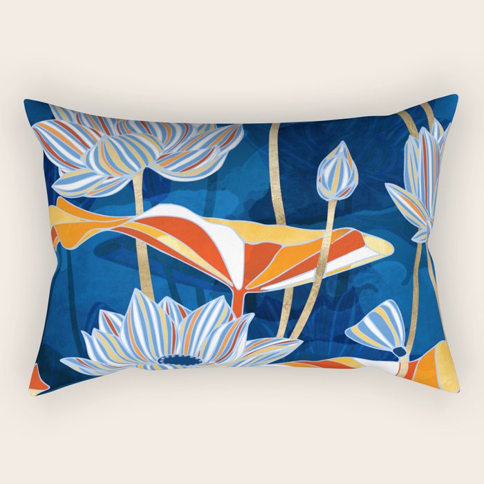Bold Botanical Rectangular Pillow Gallery Image 1