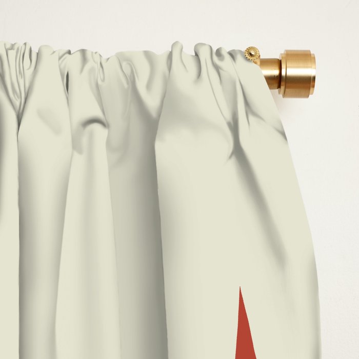 Mid Century Modern Stars Window Curtain Gallery Image 2