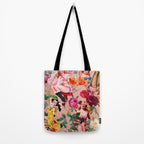 Floral and Pin-Up Girls III Tote Bag Gallery Image 2