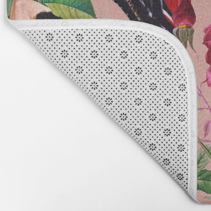 Floral and Pin-Up Girls III Bath Mat Gallery Image 2