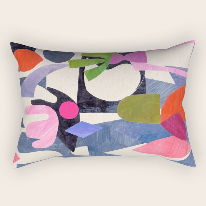 Mid Night Cactus Rectangular Pillow Gallery Image 2