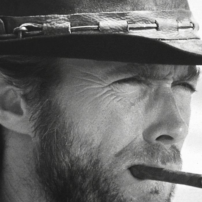 Clint Eastwood Smoking a Cigar Retro Vintage Art Coffee Mug Gallery Image 2