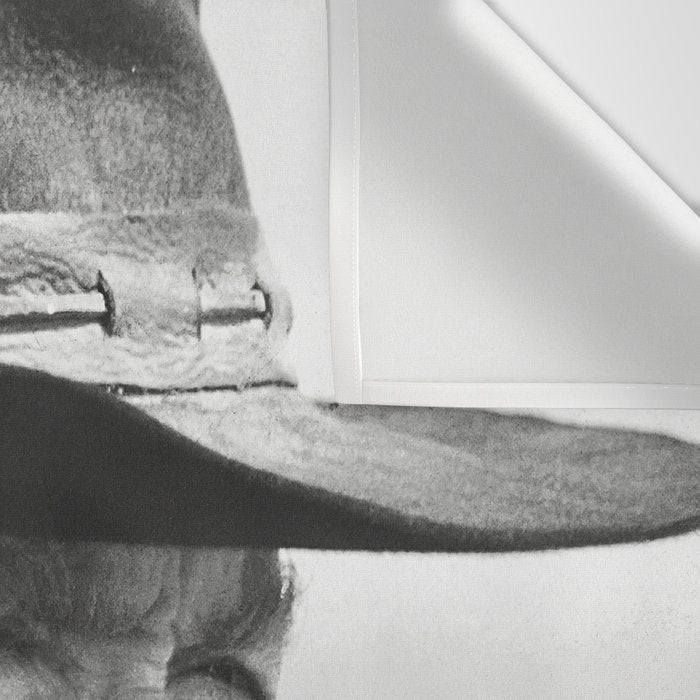 Clint Eastwood Smoking a Cigar Retro Vintage Art Wall Tapestry Gallery Image 3