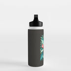 Keep on Going & Growing â Pink on Charcoal Water Bottle Gallery Image 3