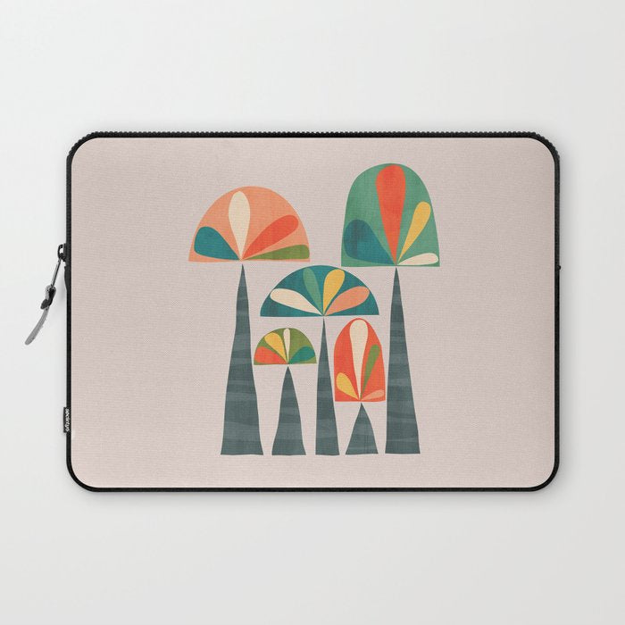 Quirky retro palm trees Laptop Sleeve Gallery Image 1