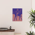 Rider - Cobalt Peach Poster Gallery Image 2
