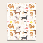 Cute Dog Pattern Notebook Gallery Image 4