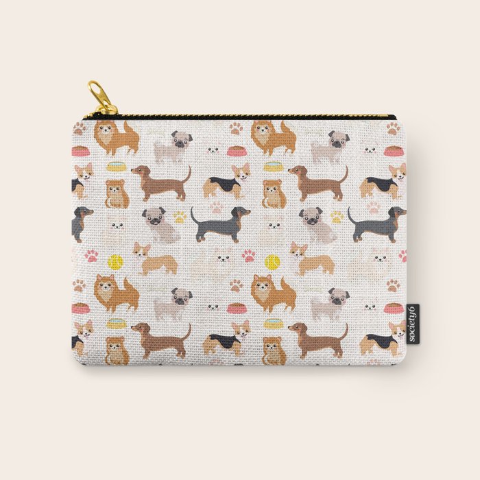 Cute Dog Pattern Carry All Pouch Gallery Image 1