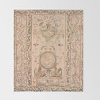 Antique 18th Century French Beauvais Grotesque Tapestry Throw Blanket Gallery Image 2